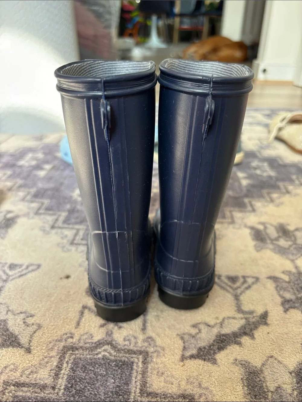 Kamik Kids Navy Blue Waterproof Rain Boots